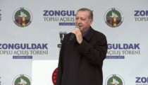 CUMHURBAŞKANI ERDOĞAN’I ZONGULDAK BAĞRINA BASTI